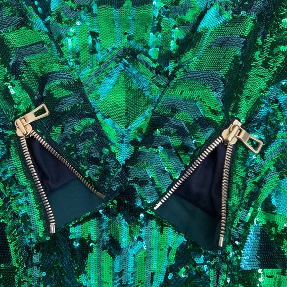 Balmain x Hm sequin dress green - Picture 5 of 5